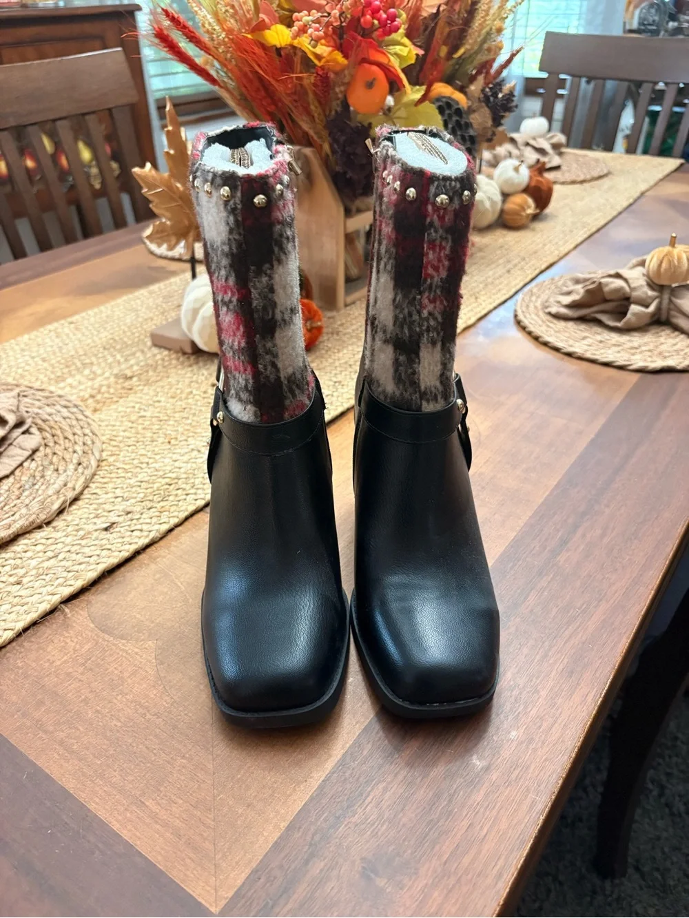 Plaid Boots by Jessica Simpson